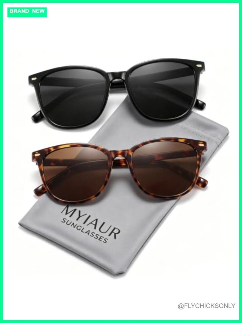 Polarized Square Sunglasses UV400 Lightweight